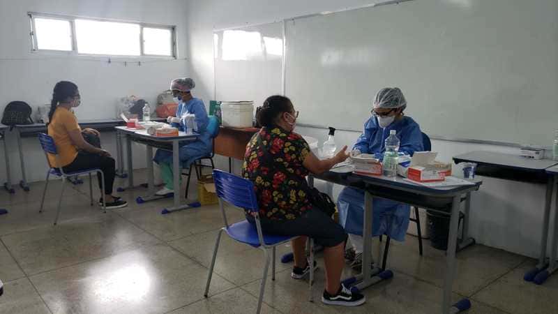 Servidores da PMT fazem testes de Covid-19 para retornar ao trabalho