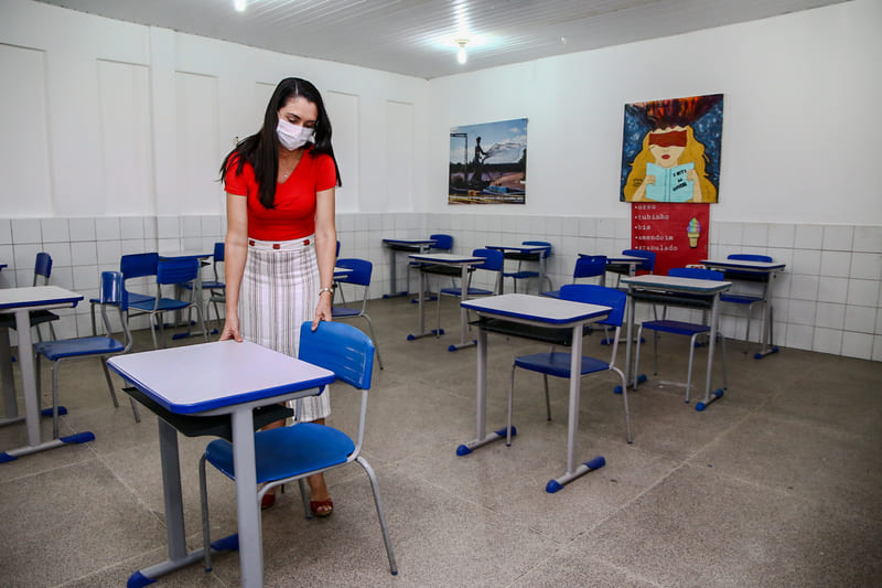 Escolas estaduais se preparam para retomar aulas presenciais