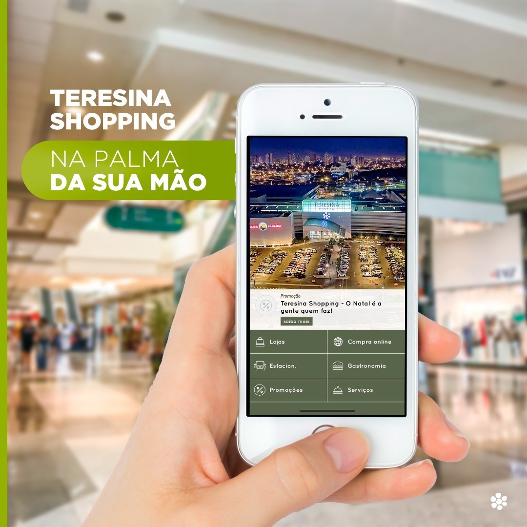 App Teresina Shopping amplia serviços e se aproxima de clientes