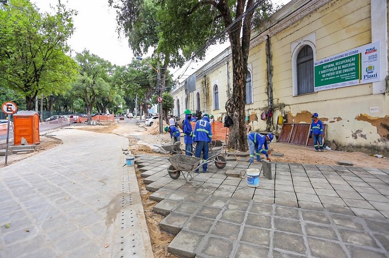 Revitalização do Centro de Teresina fica pronta em setembro