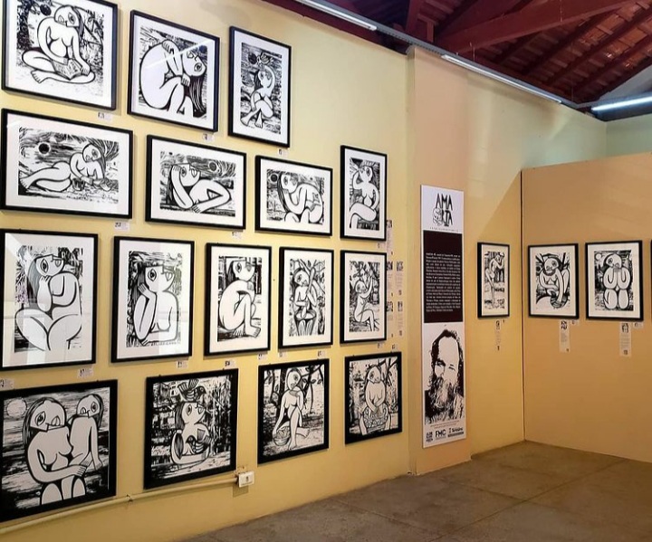 Exposição de Marcos Pê fica em cartaz até o dia 25 de março