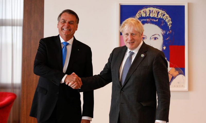 Bolsonaro se reúne com primeiro-ministro britânico nos EUA