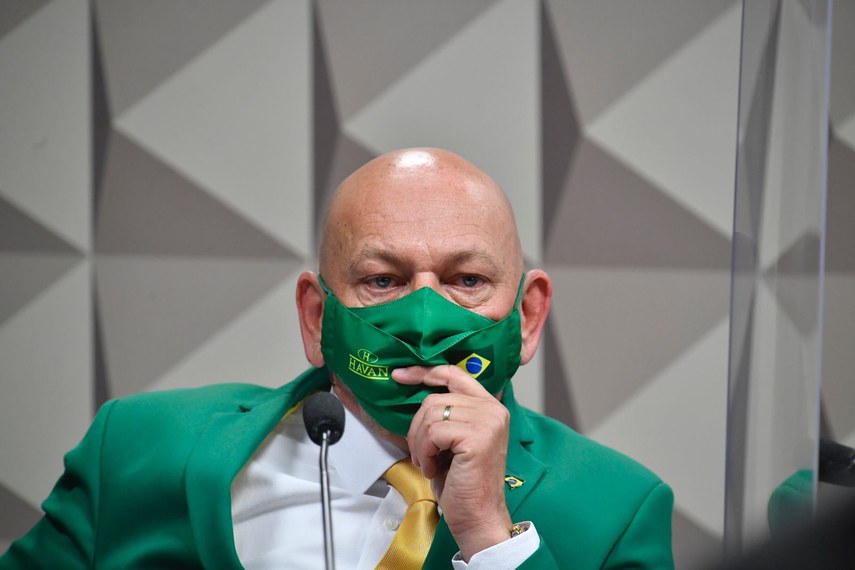 Na CPI da Pandemia, Luciano Hang diz que mãe morreu de covid-19