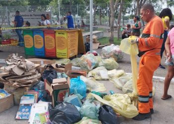 PMT recolhe 102 toneladas de recicláveis em um mês