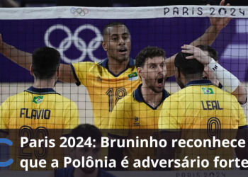 Paris 2024: Brasil terá jogo difícil contra Polônia, diz o levantador Bruninho