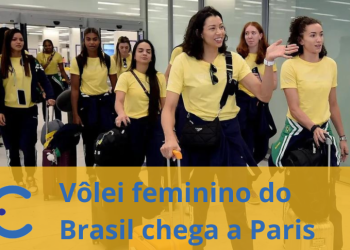 Seleção de Vôlei Feminino já está em Paris para as Olimpíadas
