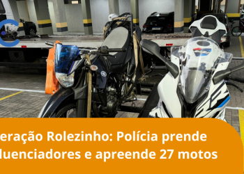 Operação Rolezinho: Polícia prende influenciadores e apreende 27 motocicletas