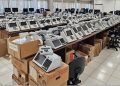 Começa trabalho de preparação das urnas para as eleições 2024
