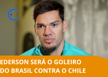 Goleiro Ederson será titular da seleção brasileira nos próximos jogos