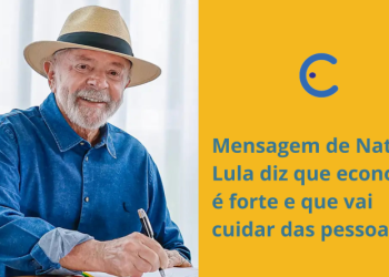 Na mensagem de Natal, Lula diz que economia é forte e vai cuidar do povo