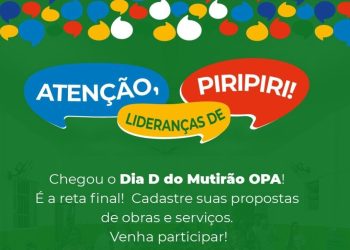 Inscrições de propostas no OPA 2025-2026 seguem até 11 de abril