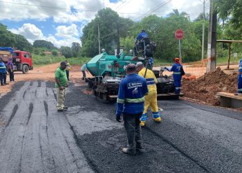 PMT: asfaltamento da Avenida Amadeus Paulo entra na fase final