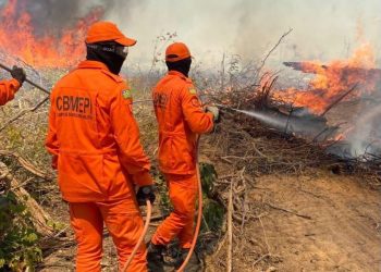 Incêndio em Pavussu, no Sul do Piauí, deverá ser extinto até quinta-feira