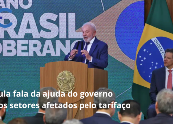Lula fala da ajuda do Brasil aos setores afetados pelo tarifaço