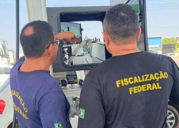 Imepi apreende placa com fraude eletrônica em posto de combustível