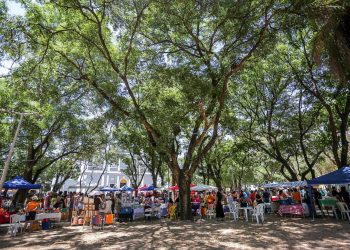 Música, artesanato e brincadeiras movimentam a feira Vem Pra Saraiva