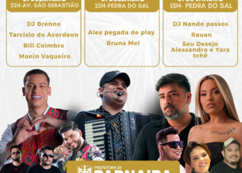 Réveillon 2026 em Parnaíba terá Tarcísio do Acordeon, banda Seu Desejo e mais