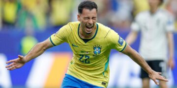 Martinelli vibra com gol da vitória do Brasil na Copa: “Estou muito feliz”