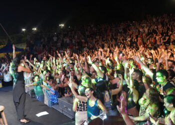 Primeira noite do Fuázeiro no Parque da Cidadania, em Teresina; fotos