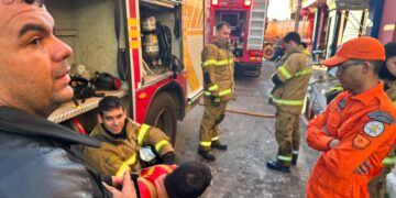 Incêndio de grandes proporções atinge supermercado em Piracuruca