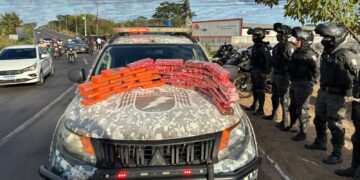 PMPI apreende 37 tabletes de drogas após suspeitos abandonarem carga