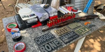 Operação policial conjunta PI-MA apreende drogas, armas e munições