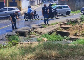 Defesa Civil interdita trecho de avenida na zona Sul de Teresina