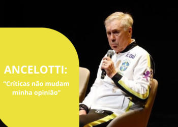 Ancelotti diz que críticas da torcida não mudam a sua opinião