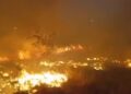 Grande incêndio atinge vegetação em São João da Canabrava; veja vídeo