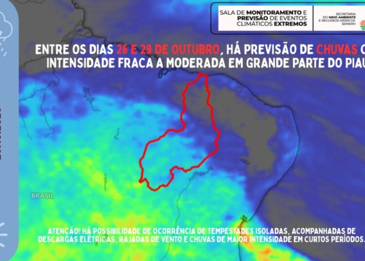 Piauí registra chuvas fortes em vários municípios; veja como foi