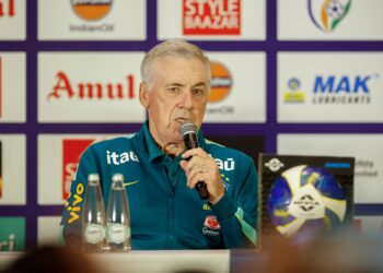 Ancelotti garante tranquilidade aos convocados para Super Data Fifa: “São testes, não é prova”